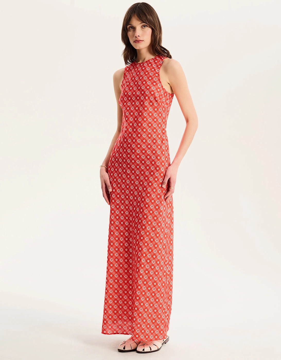 Torin Floral Gingham Dress