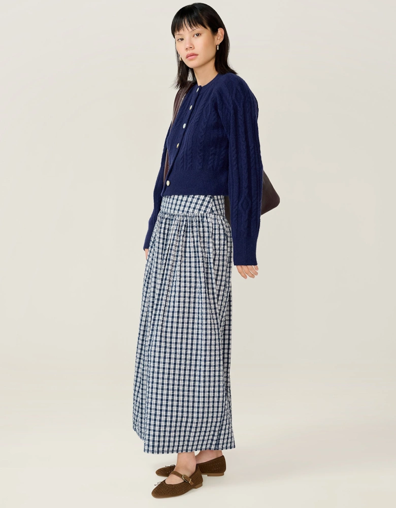 Darcie Check Skirt