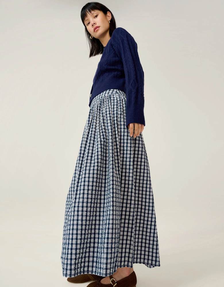Darcie Check Skirt