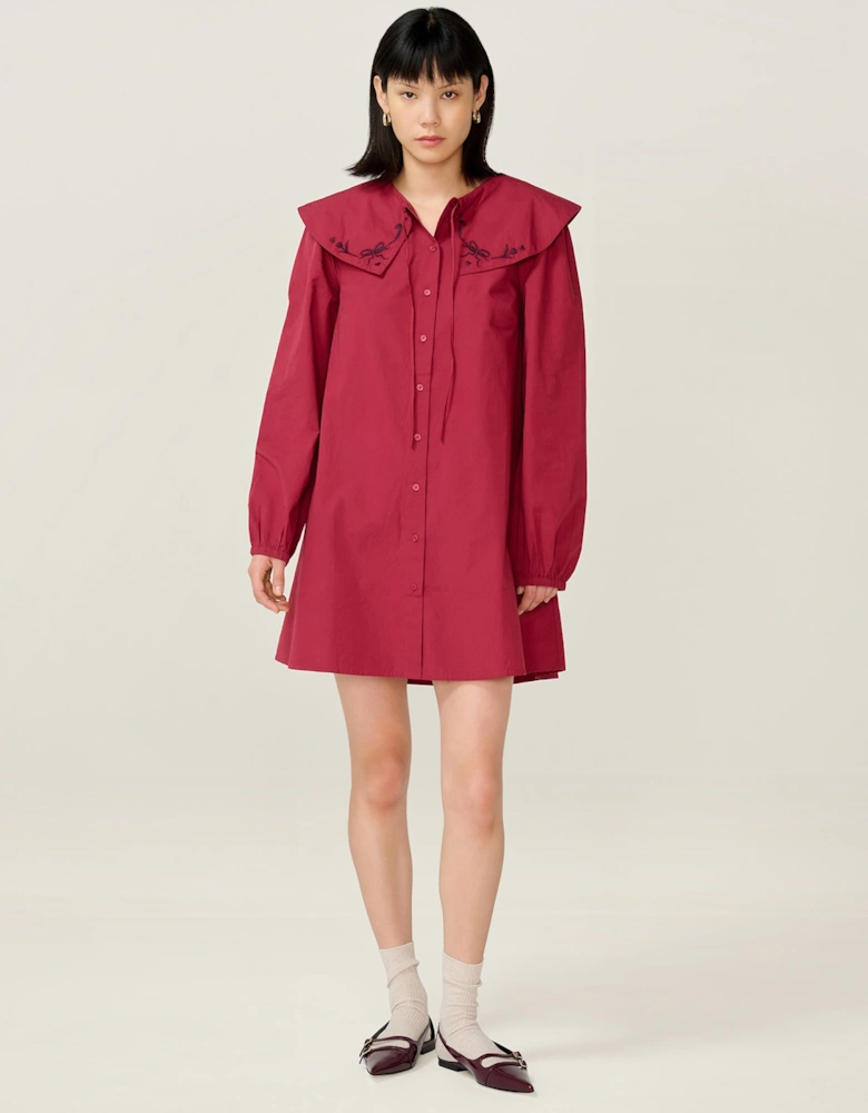 Sloane Dress in Merlot