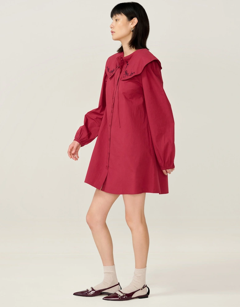 Sloane Dress in Merlot