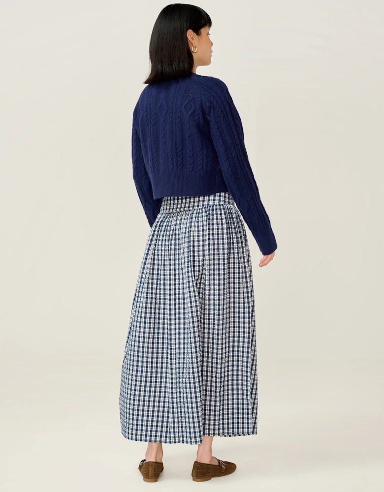 Darcie Check Skirt