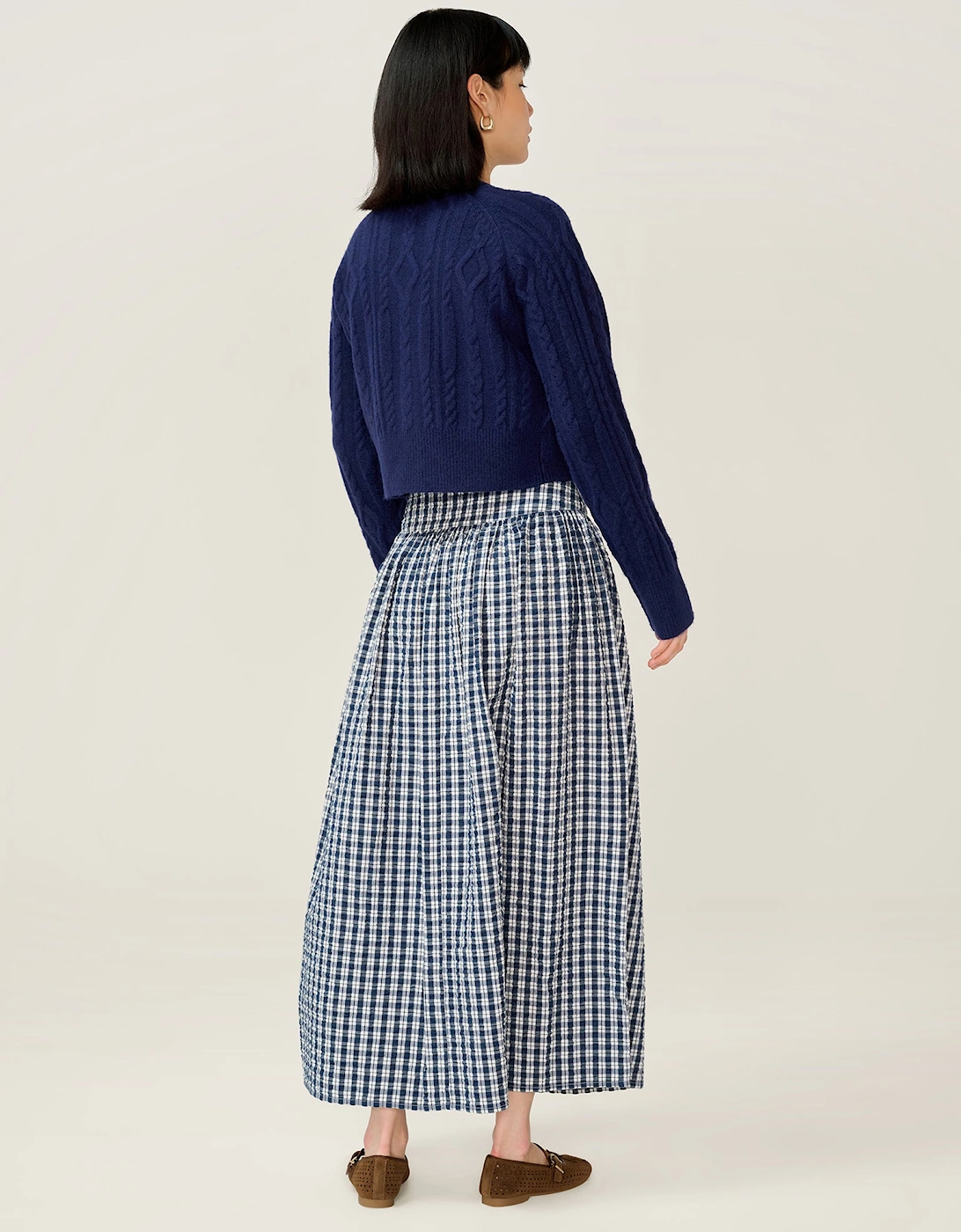 Darcie Check Skirt