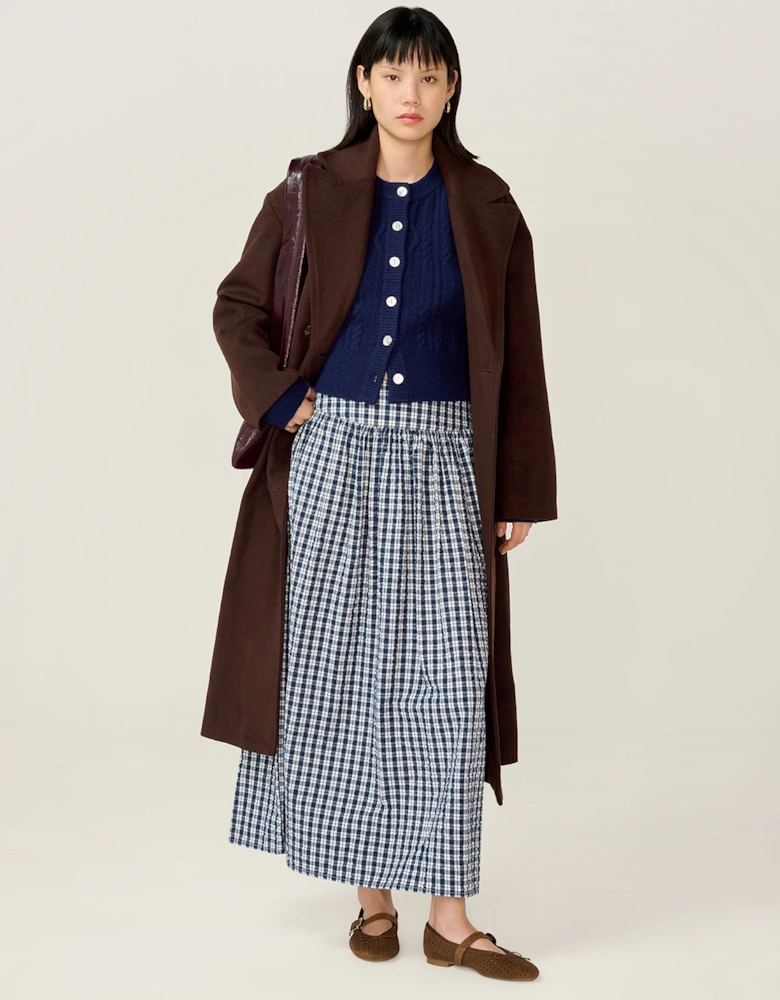 Darcie Check Skirt