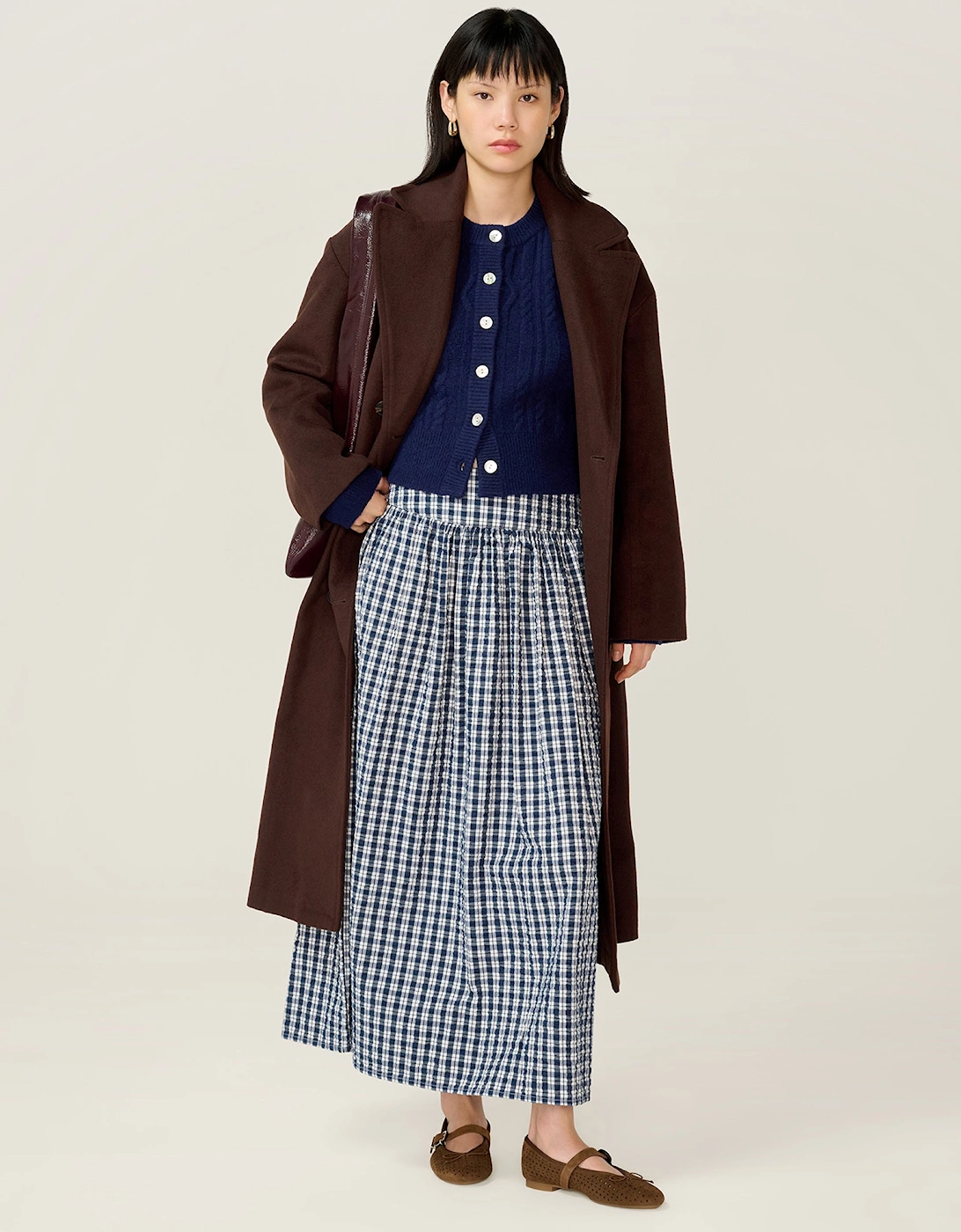 Darcie Check Skirt