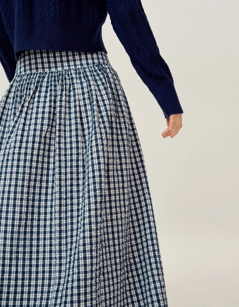 Darcie Check Skirt