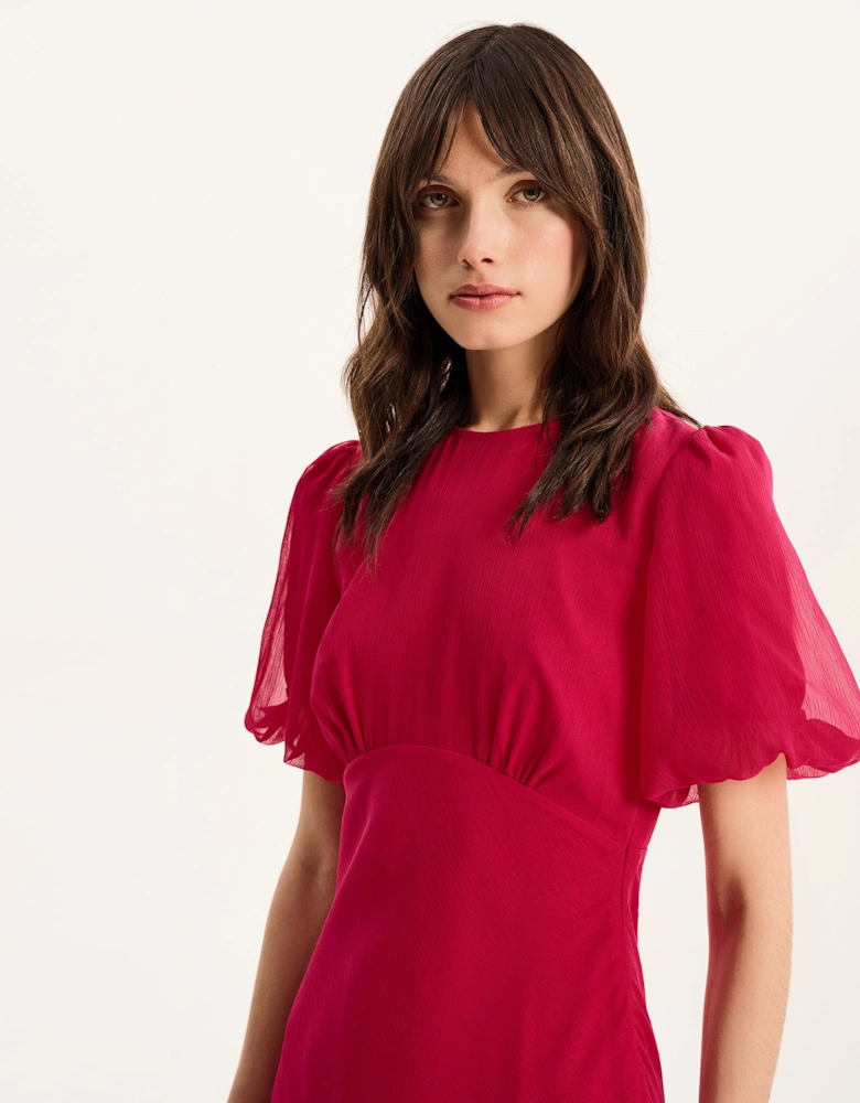 Nola Dress  in Magenta