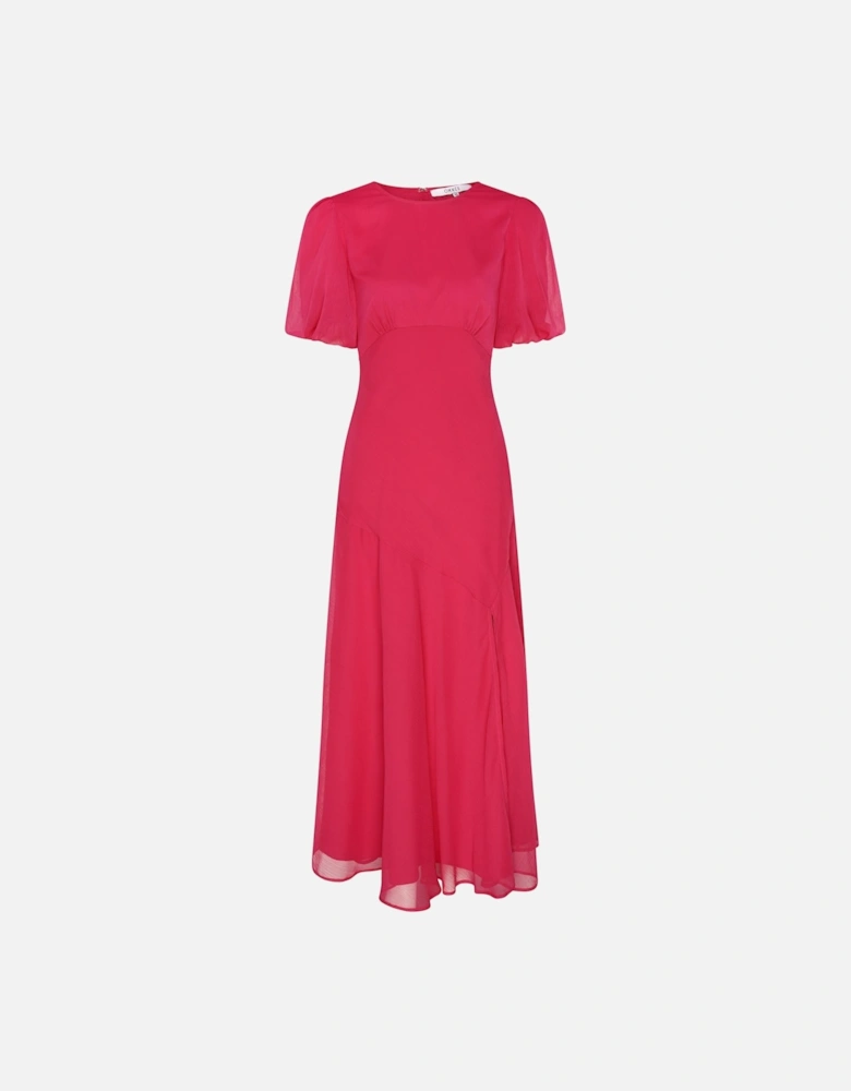 Nola Dress  in Magenta