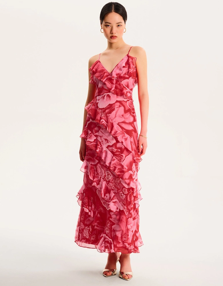 Missy Dress in Floral Red