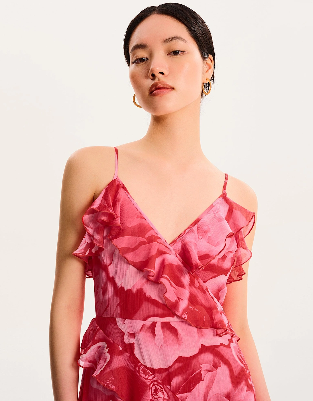 Missy Dress in Floral Red