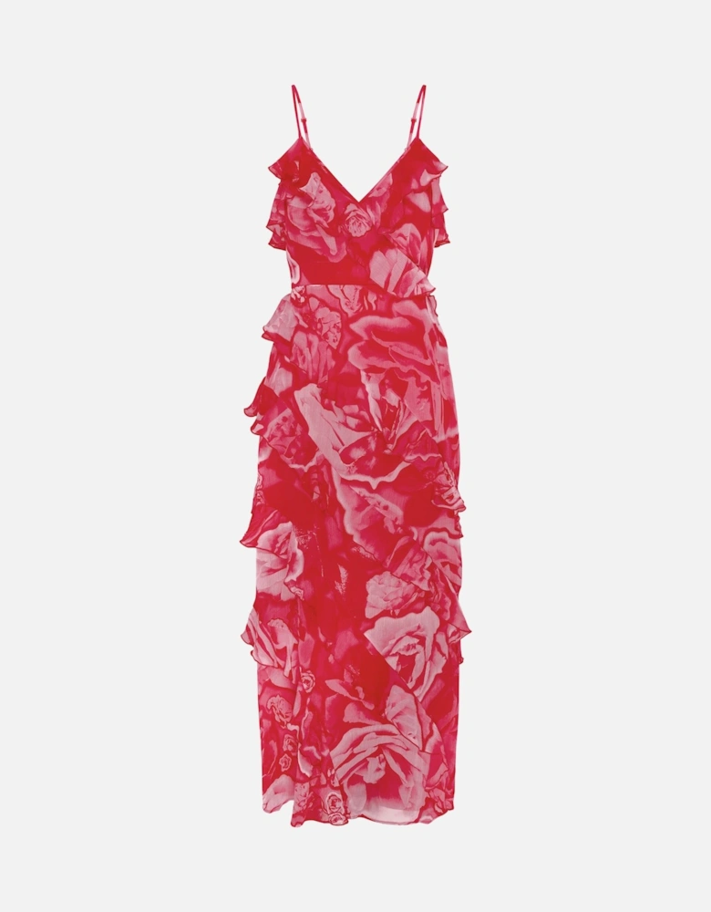 Missy Dress in Floral Red