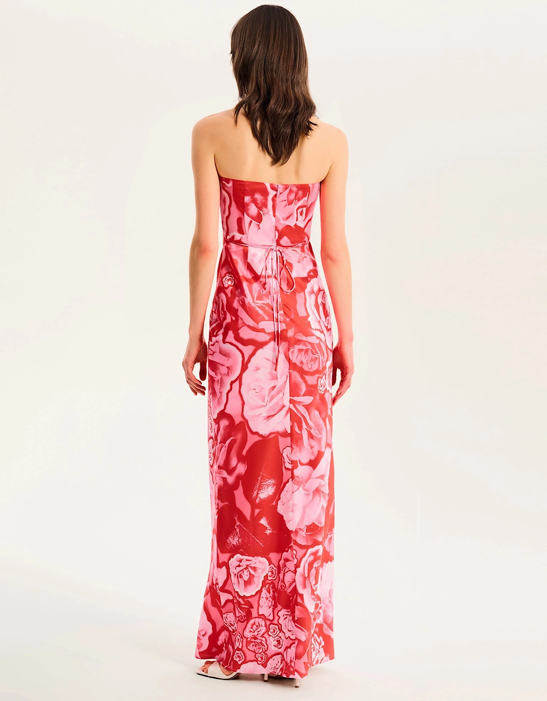 Amdra Maxi Dress in Red Floral