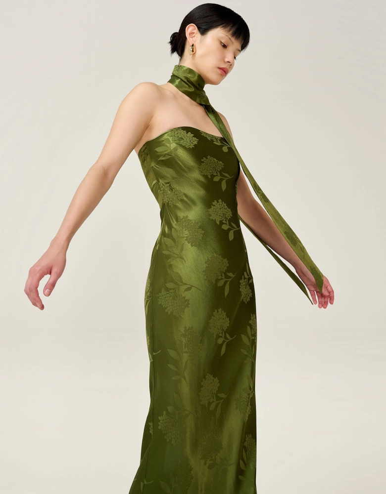 Myla Dress in Pear Green