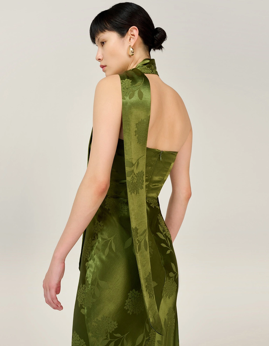 Myla Dress in Pear Green