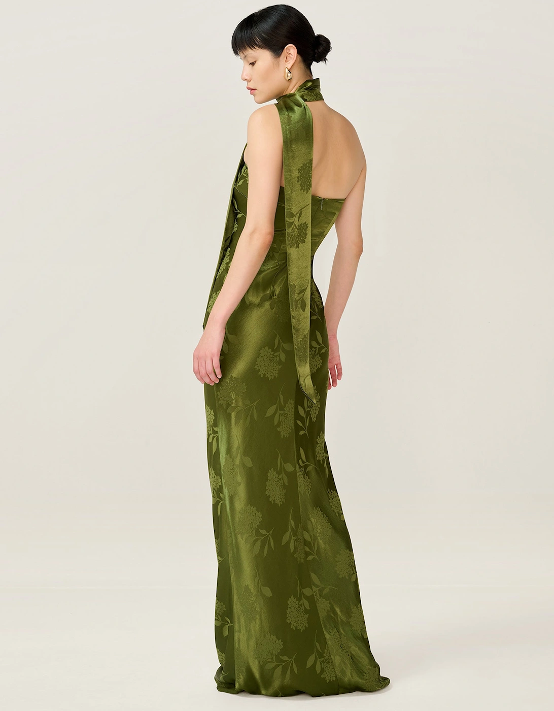 Myla Dress in Pear Green