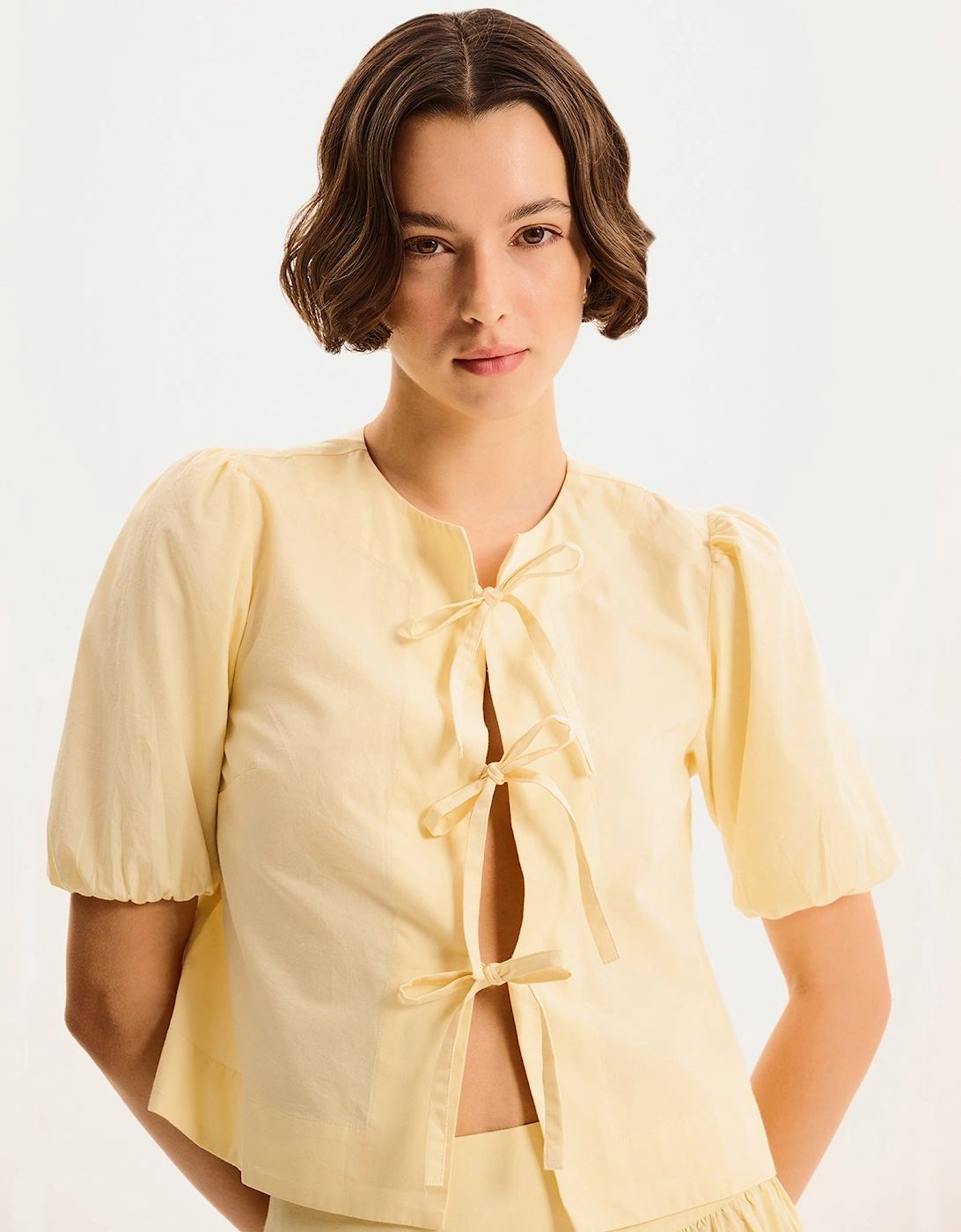 Apollo Blouse in Butter Yellow