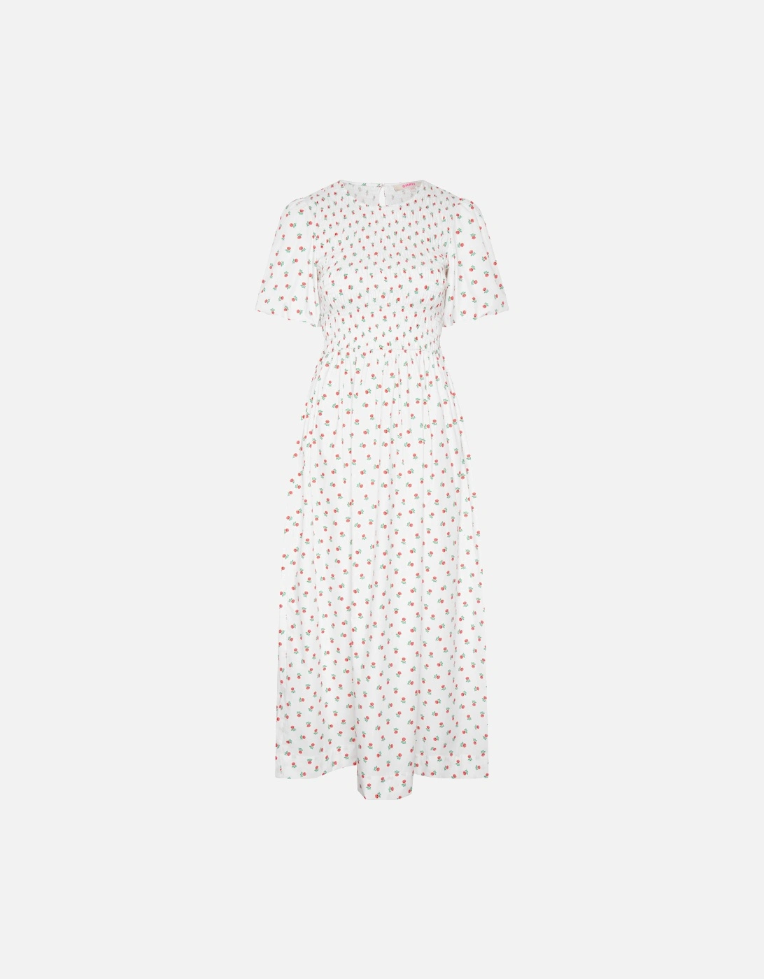 Terri Midi Dress in White