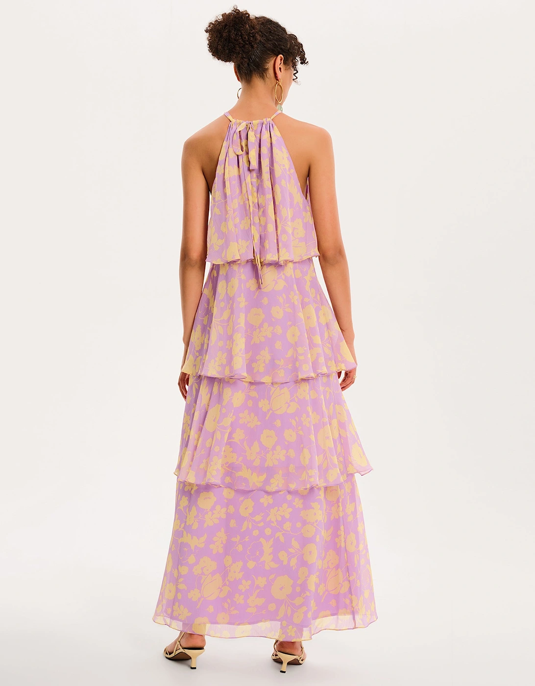 Cleo Floral Dress in Lilac Floral