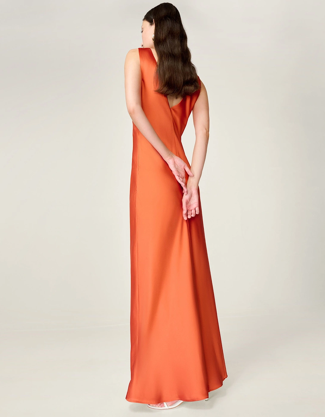 Casey Dress in Tangerine
