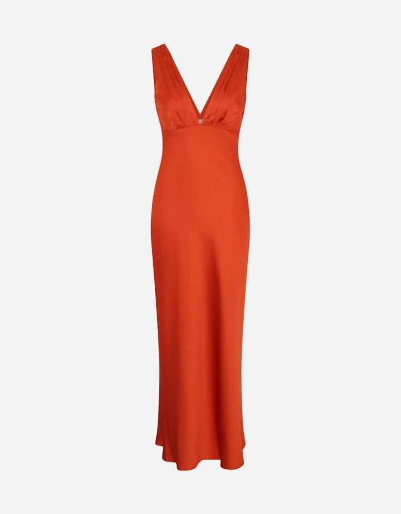 Casey Dress in Tangerine