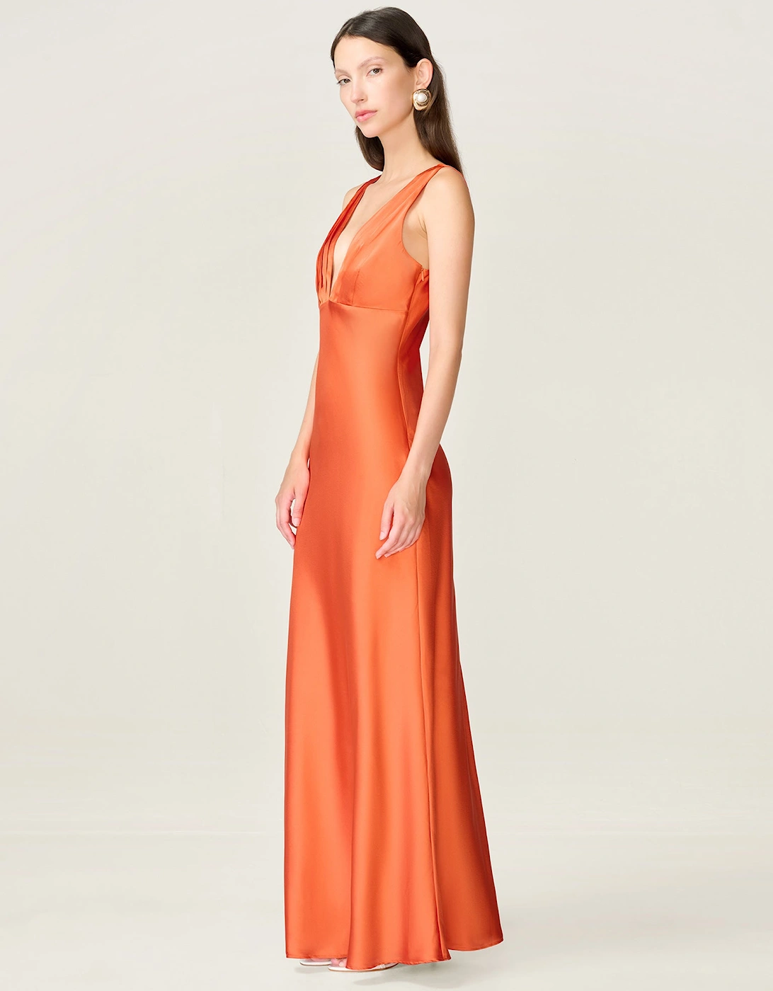 Casey Dress in Tangerine