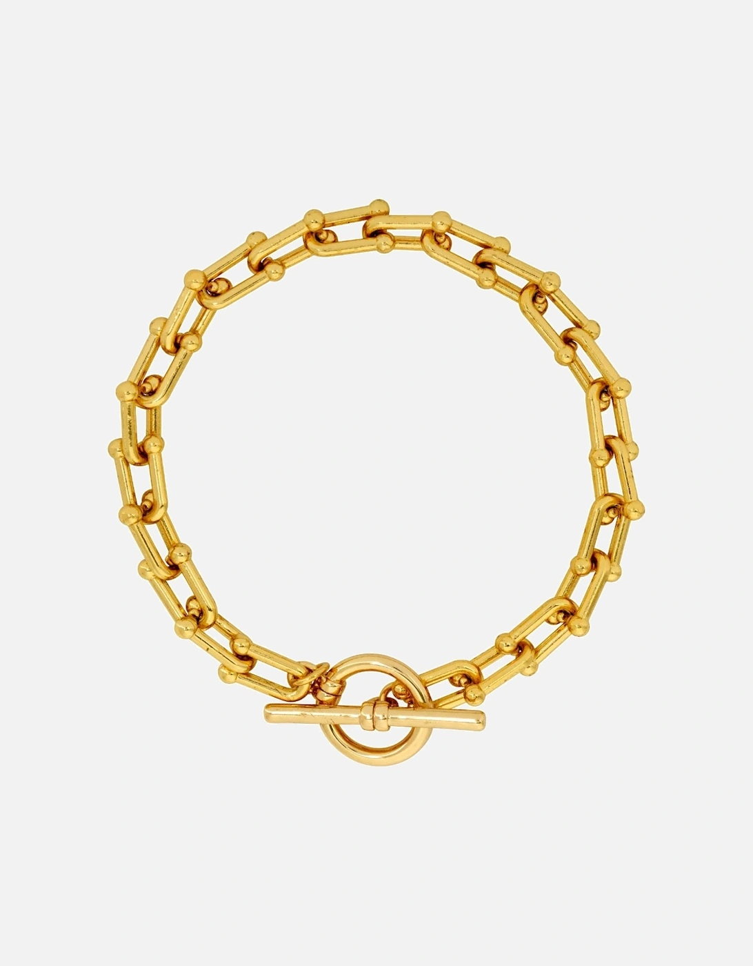 London gold T bar bracelet, 5 of 4