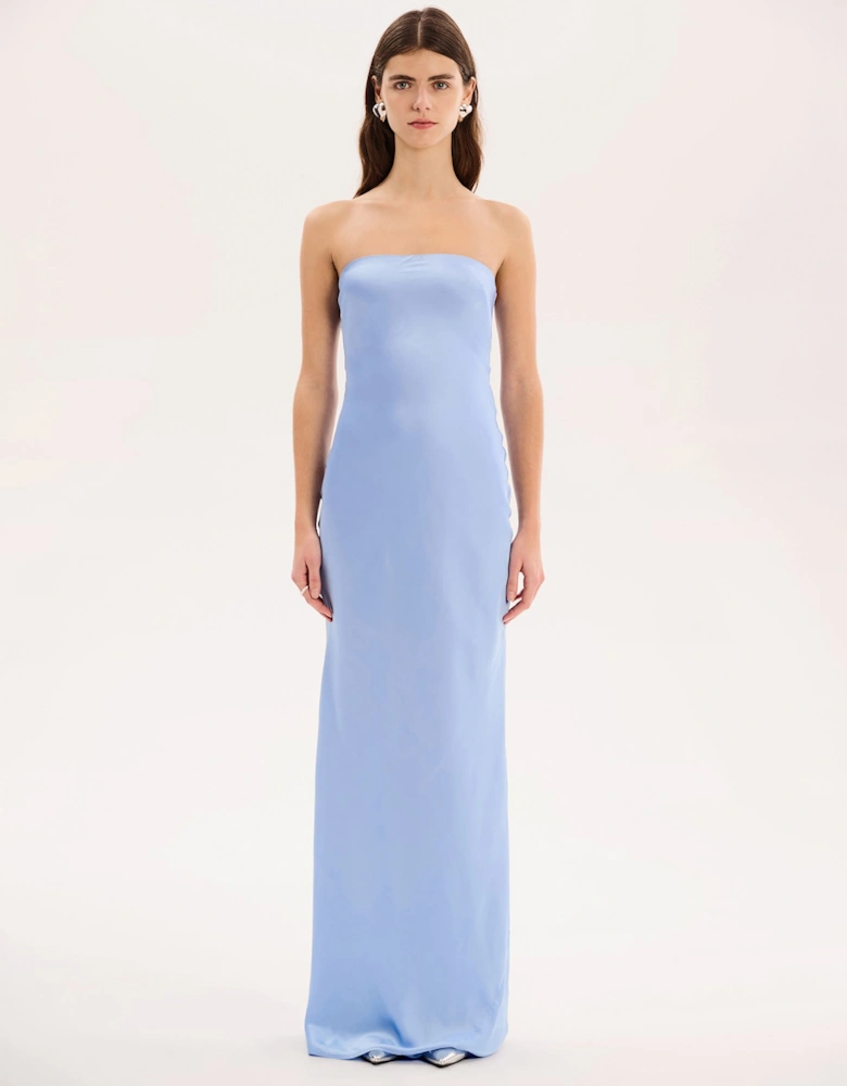 Amdra Maxi Dress in Light Blue