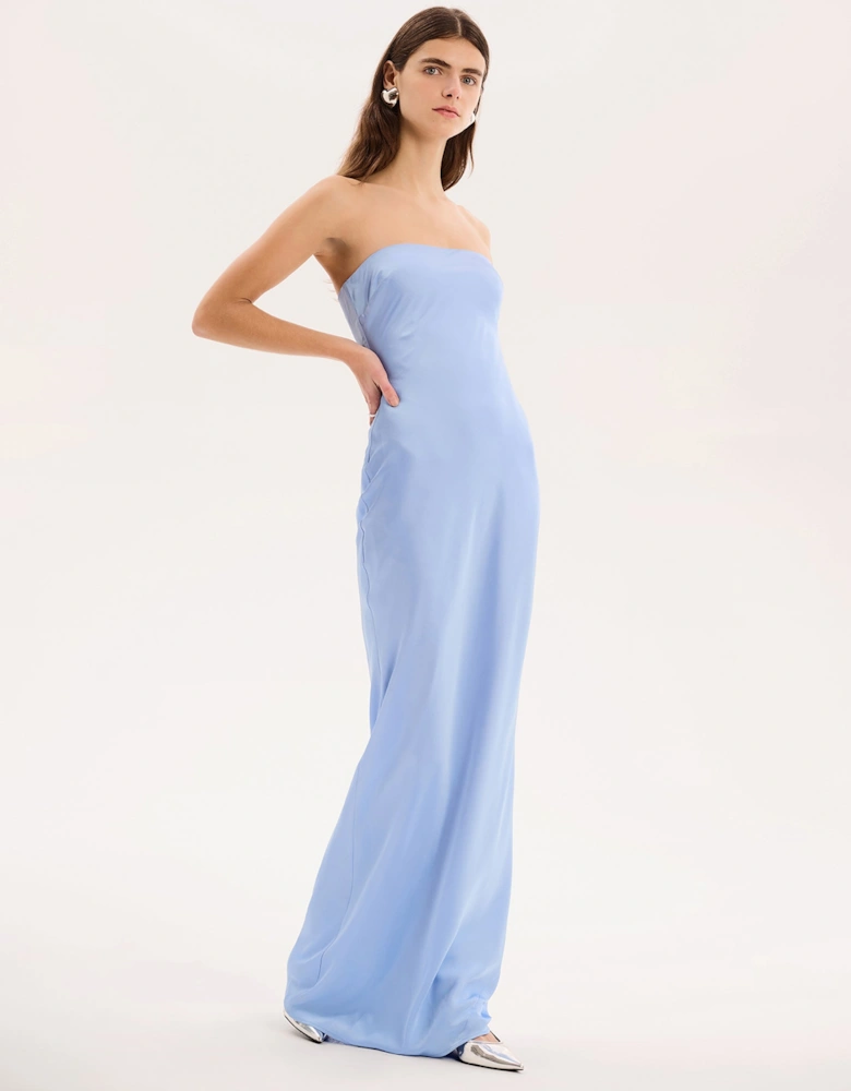 Amdra Maxi Dress in Light Blue