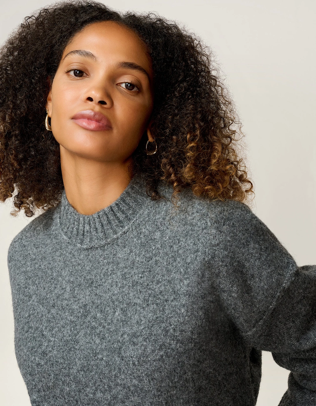 Clementine Jumper in Grey Marl