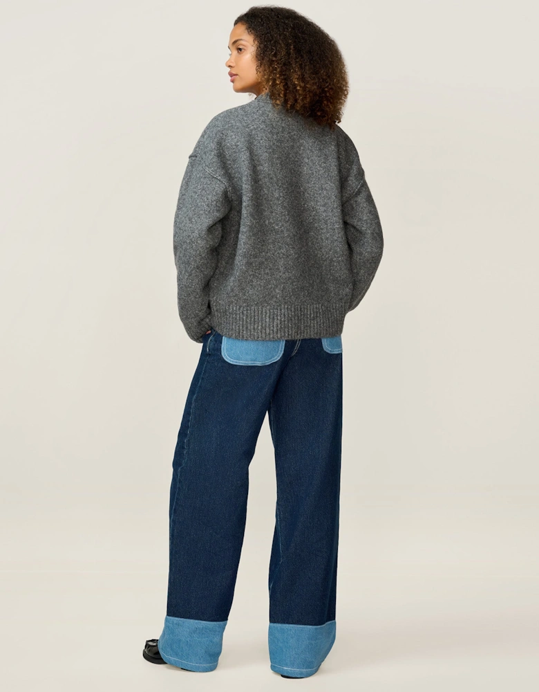 Clementine Jumper in Grey Marl