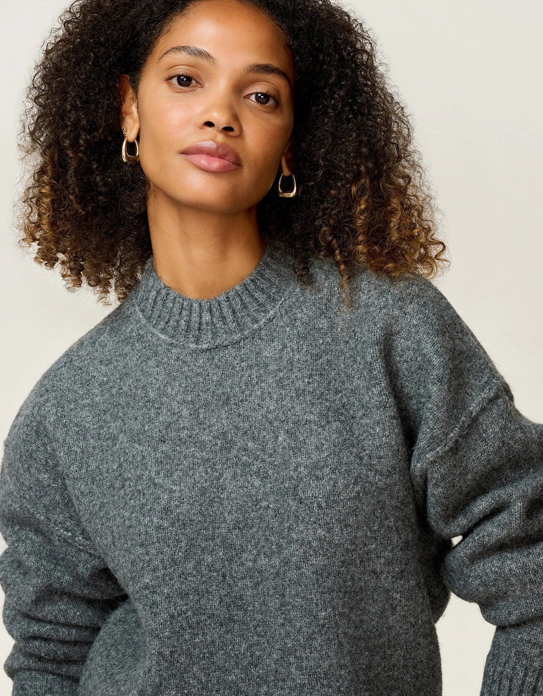 Clementine Jumper in Grey Marl