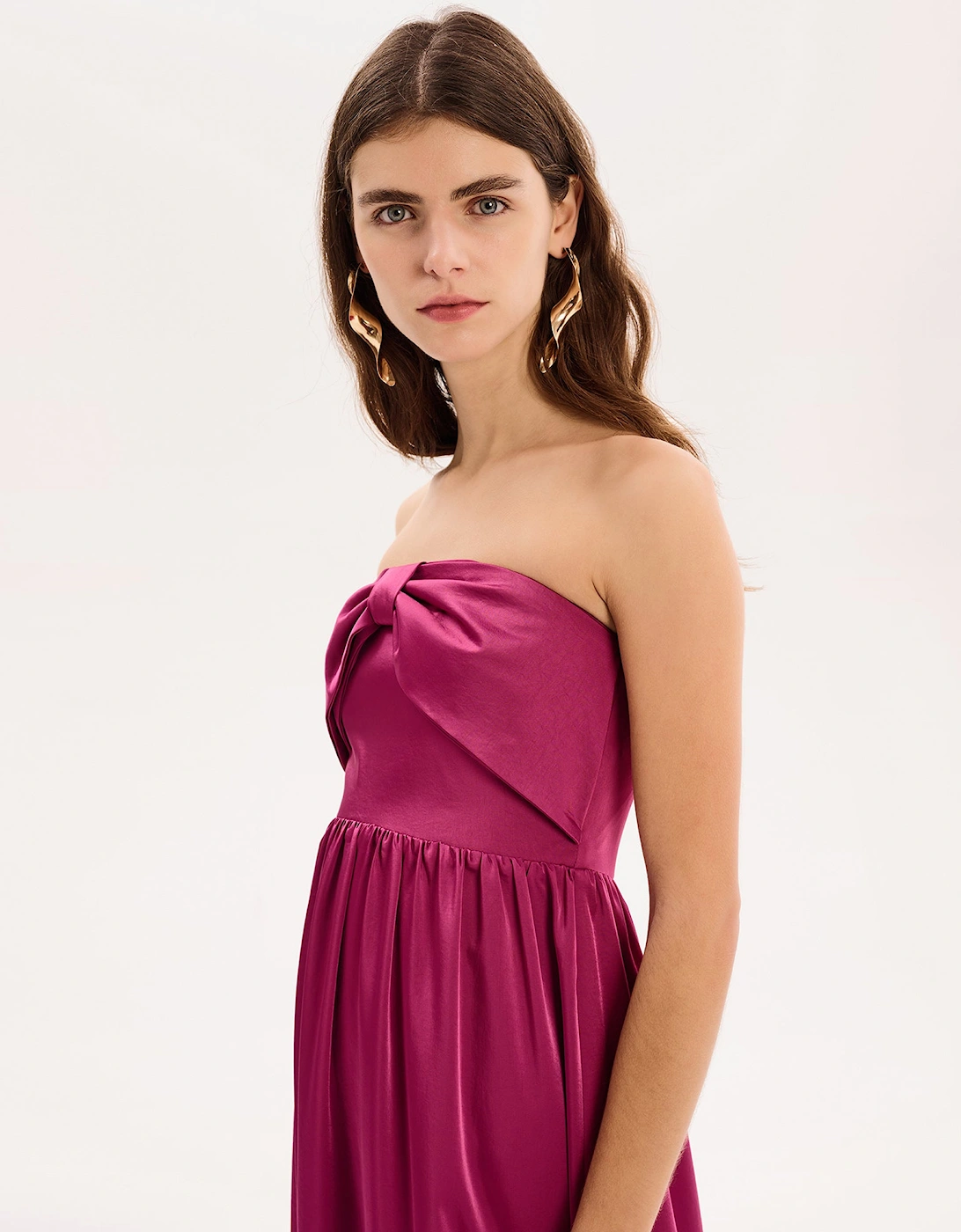 Millie Dress in Magenta