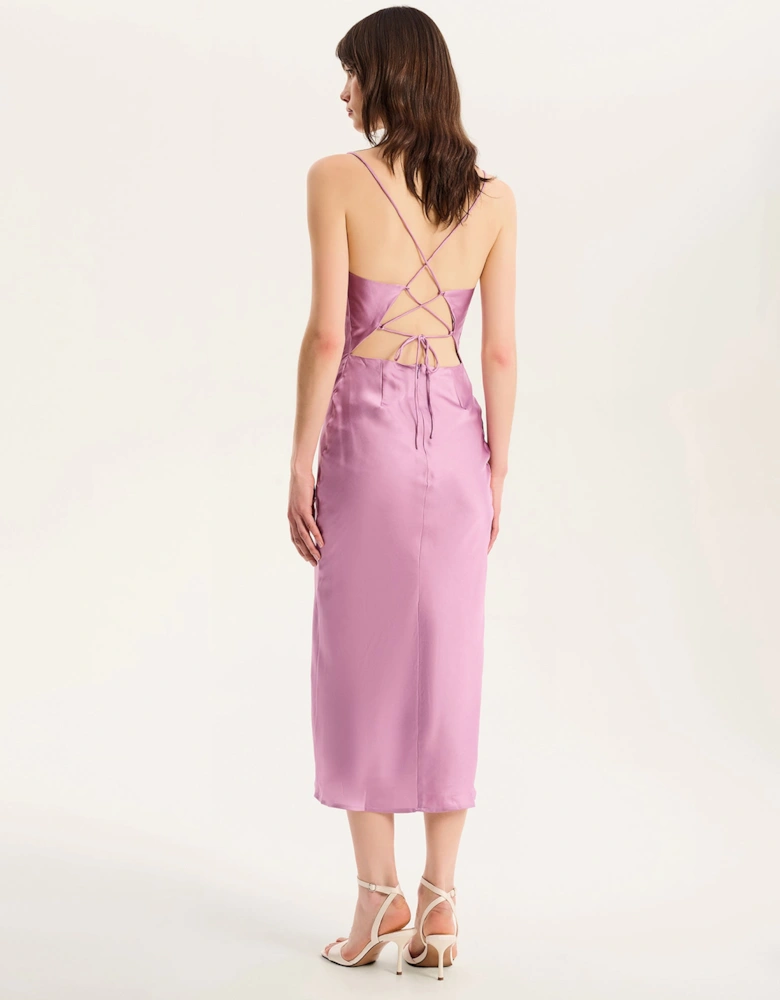 Riviera Midi Dress in Lavender