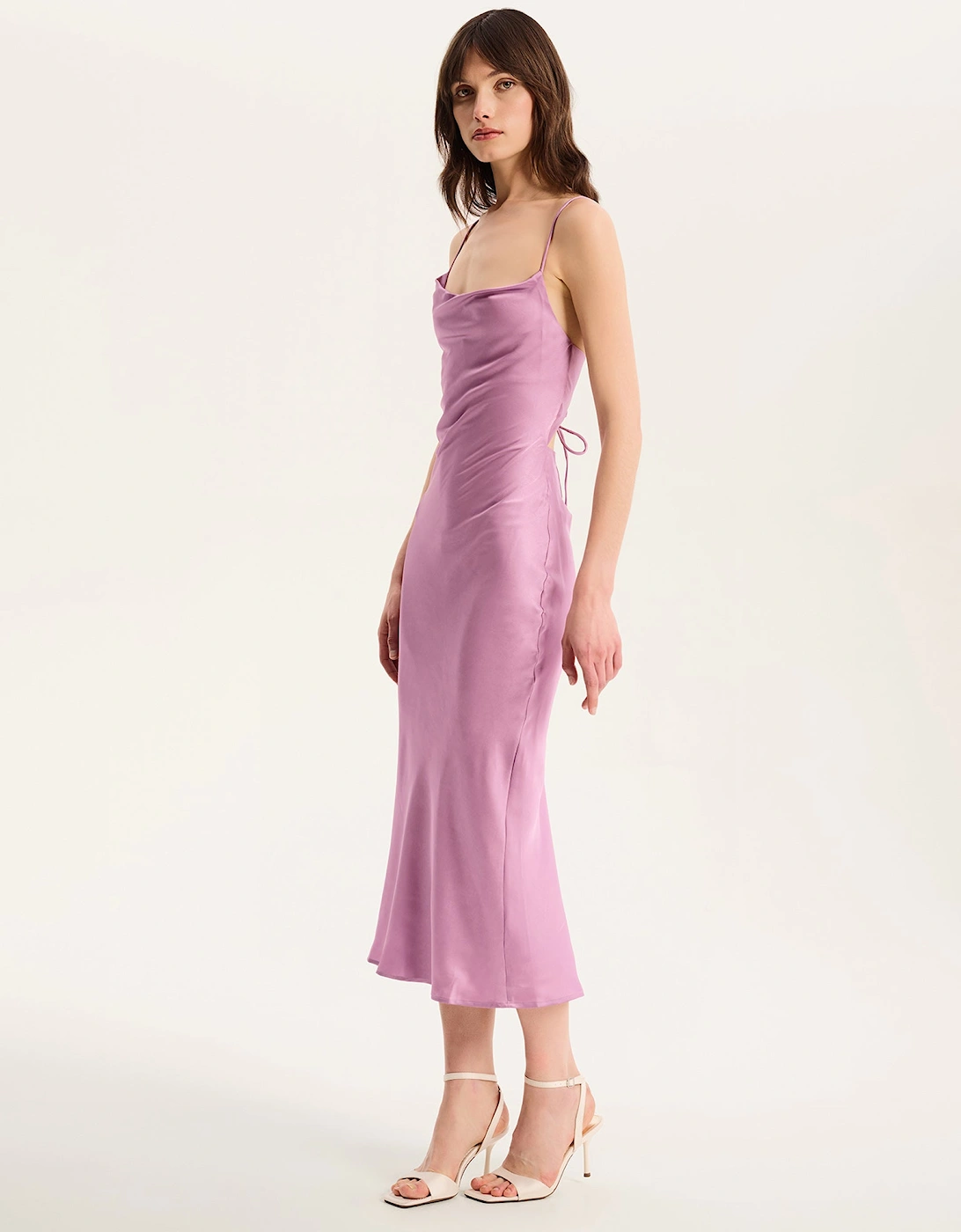 Riviera Midi Dress in Lavender
