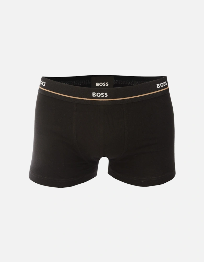 5 Pack of Logo Waistband Trunks