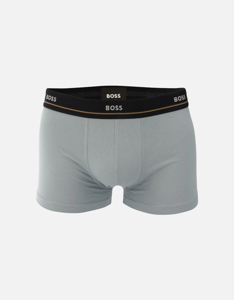 5 Pack of Logo Waistband Trunks