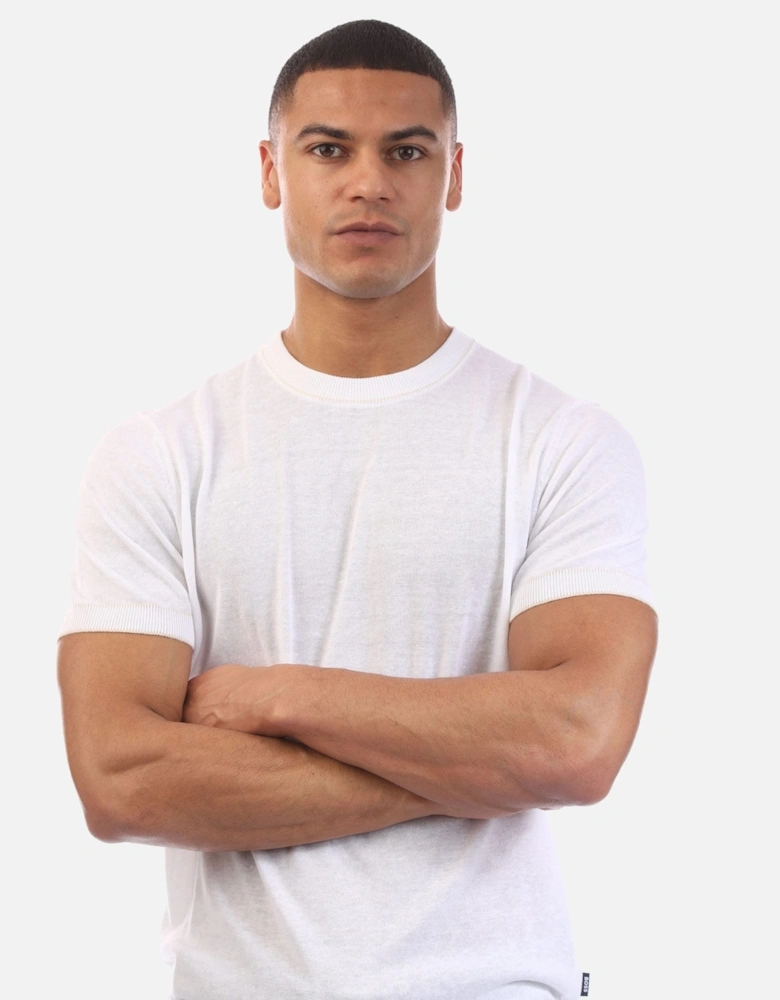 H-Jiovanni Short Sleeve Tipped Sweater