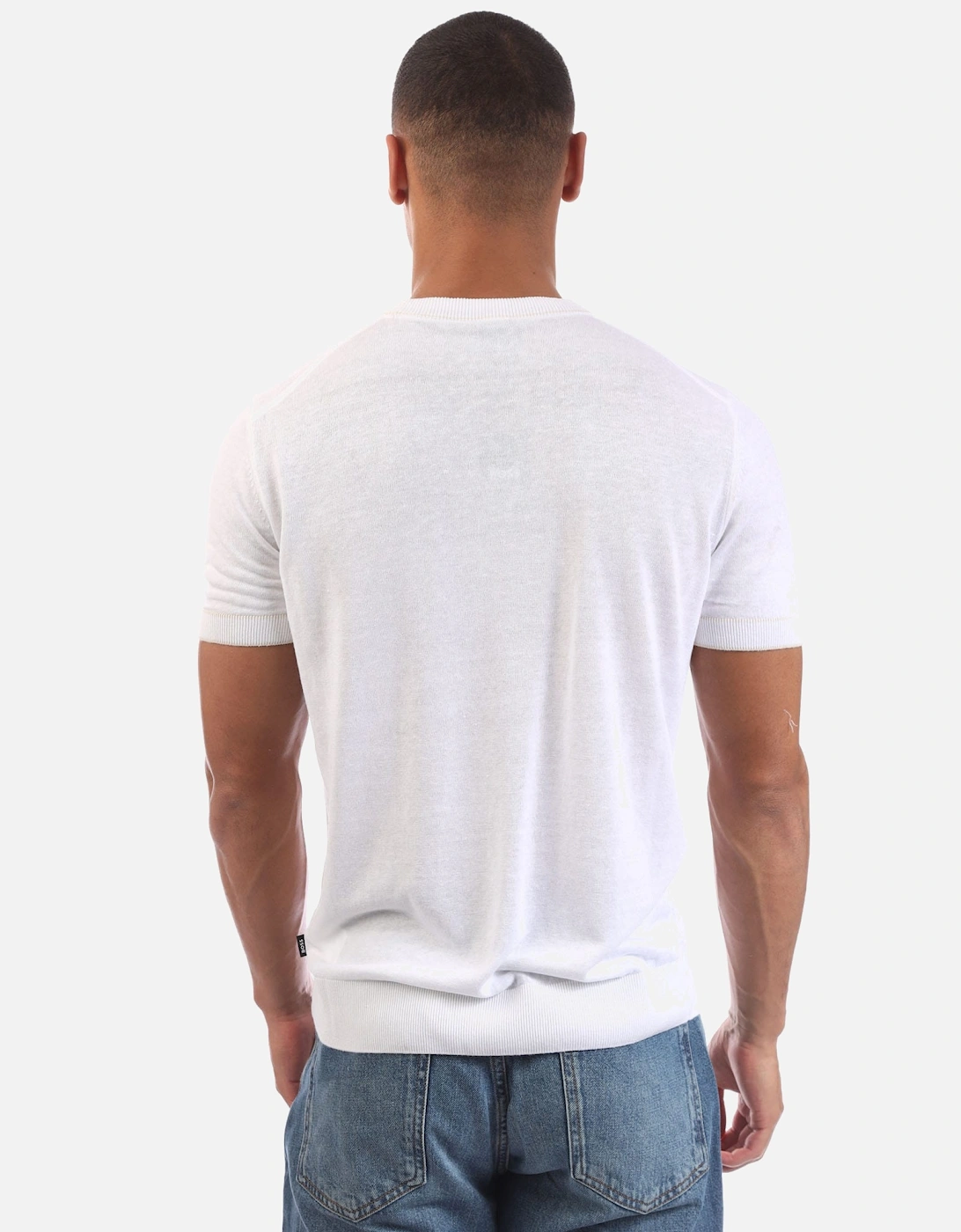 H-Jiovanni Short Sleeve Tipped Sweater