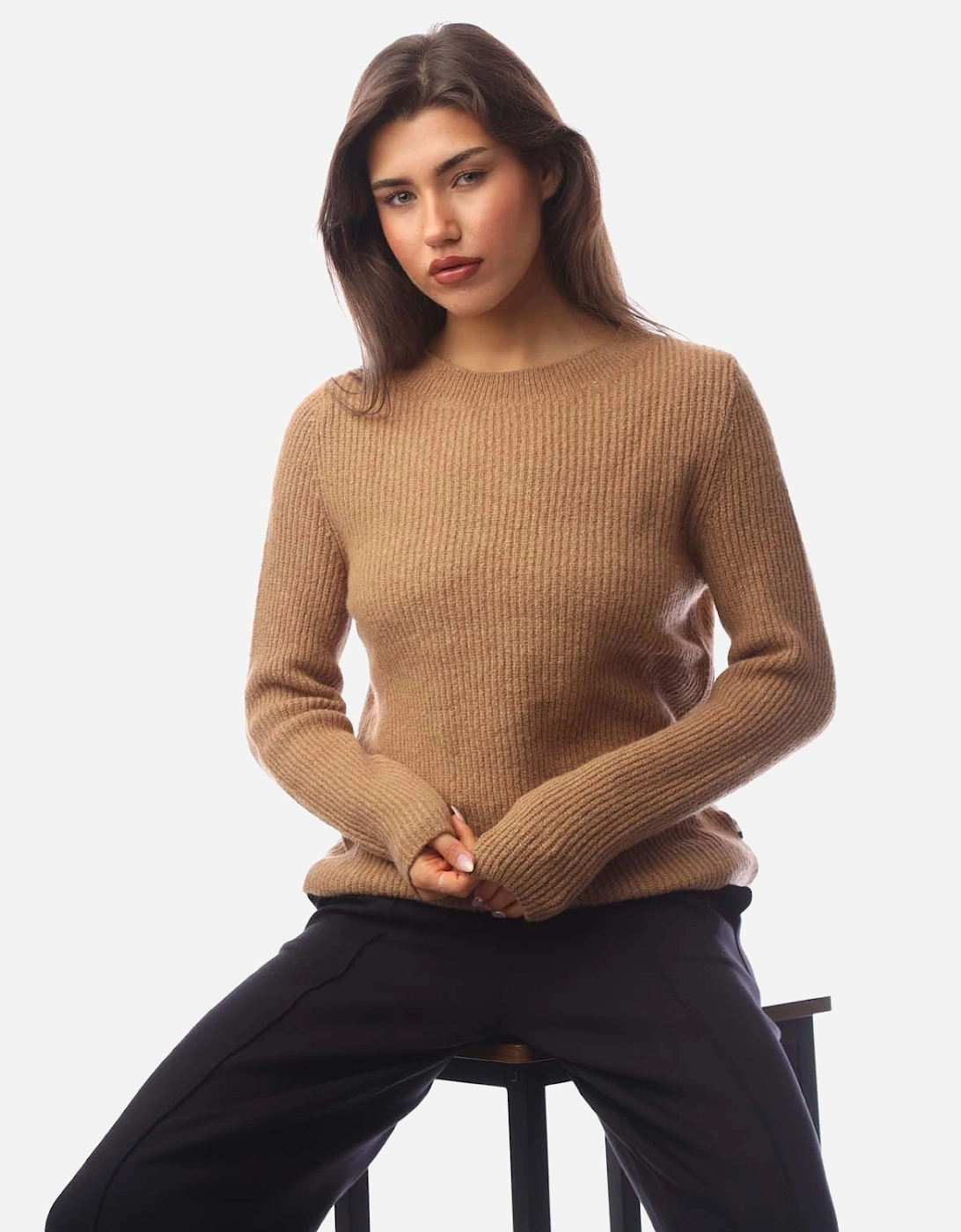 Hugo Boss Women's Falodiene Sweater - Cream - Size: M