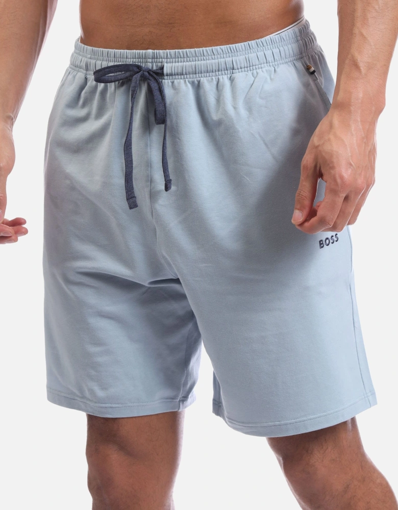 Embroidered Logo Shorts in Stretch Cotton