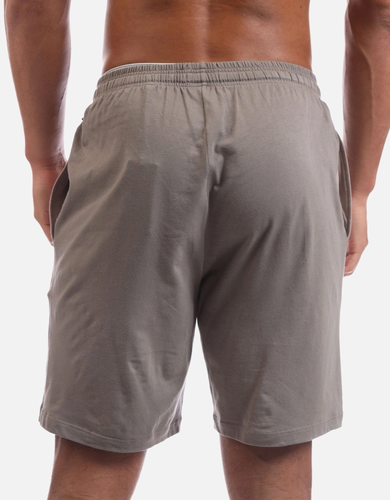 Embroidered Logo Shorts in Stretch Cotton