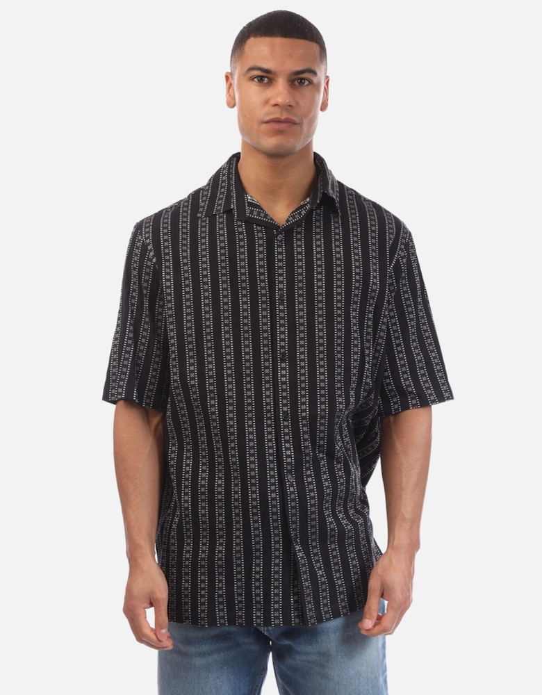 Arrow Stripes Bowling Shirt