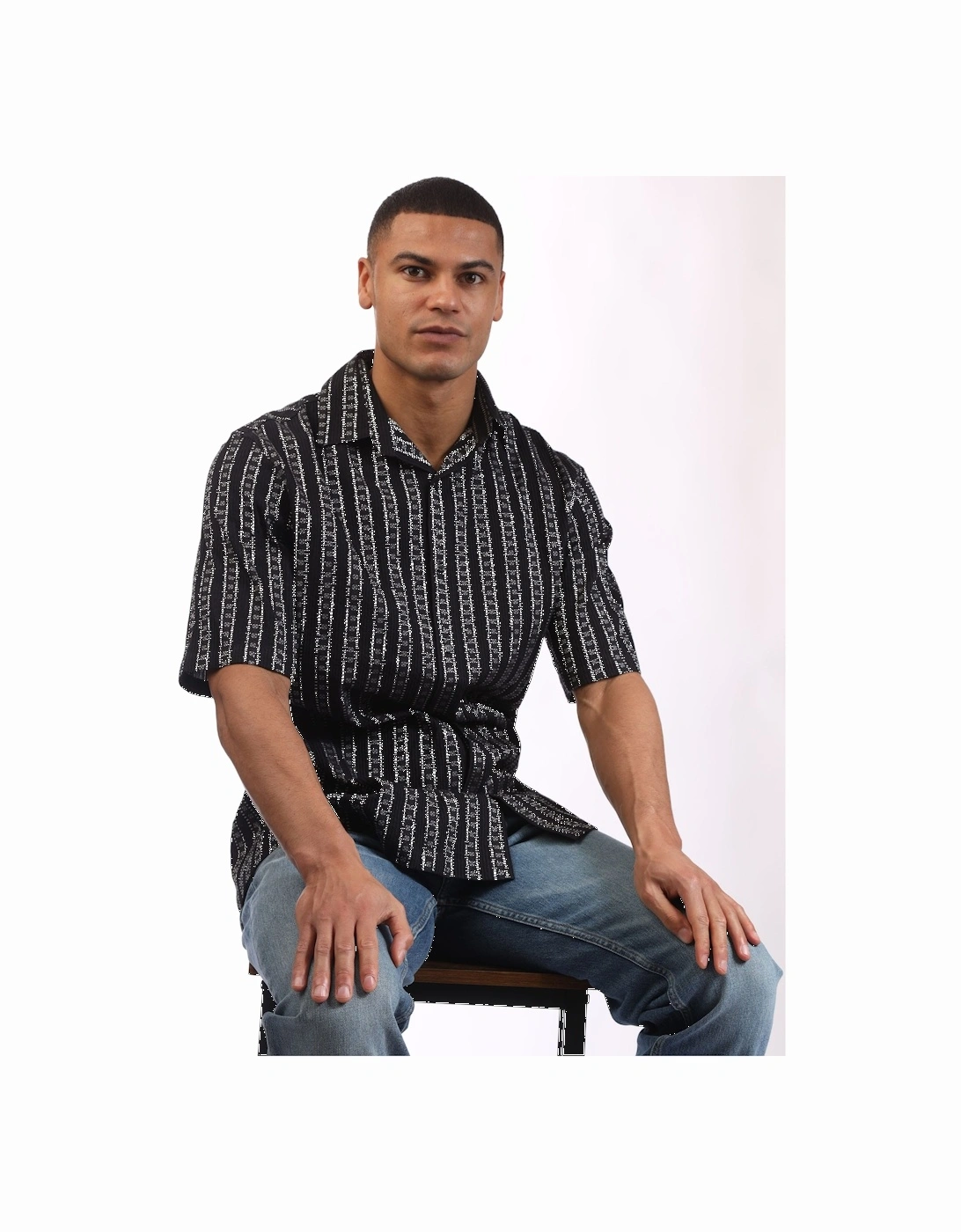 Arrow Stripes Bowling Shirt