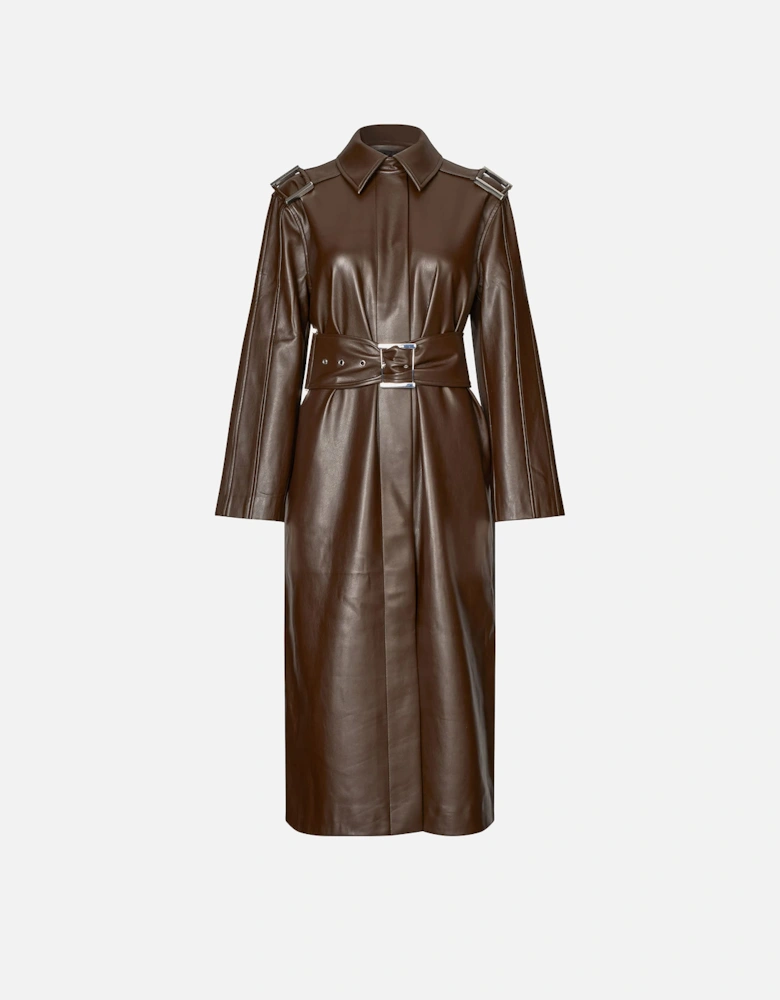 Oversized Trenchcoat With Buckle Belt