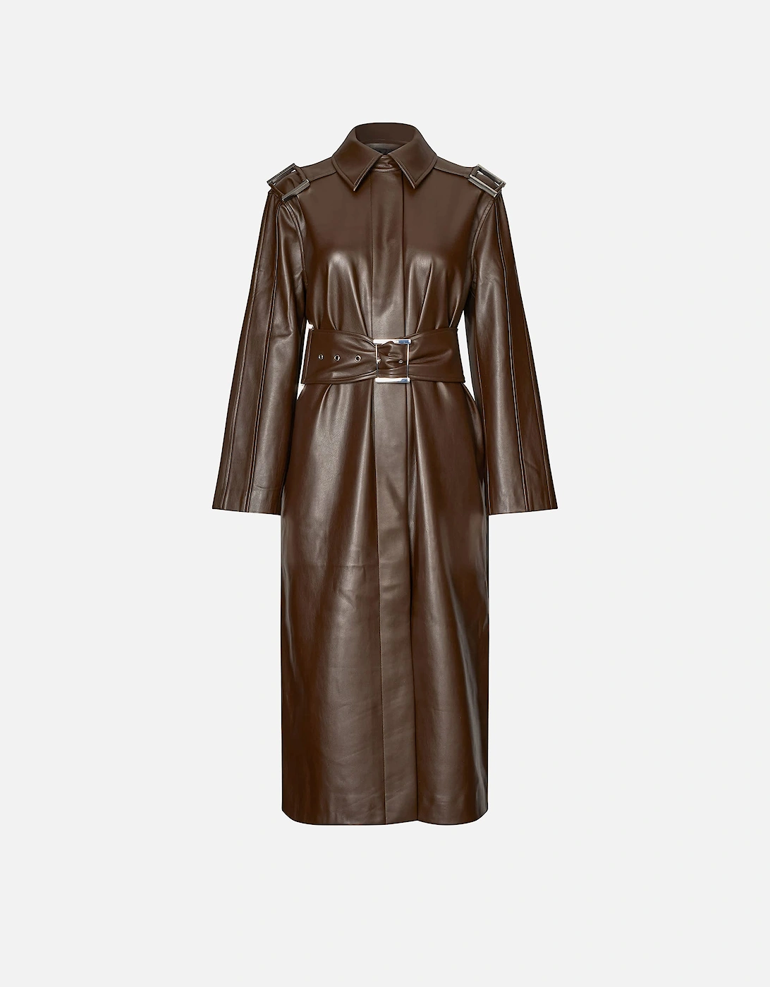 Oversized Trenchcoat With Buckle Belt, 2 of 1