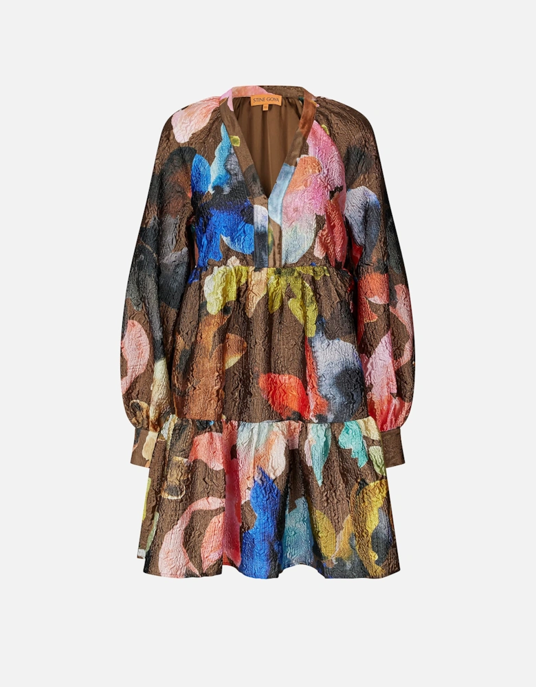 Tier Voluminous Mini Dress