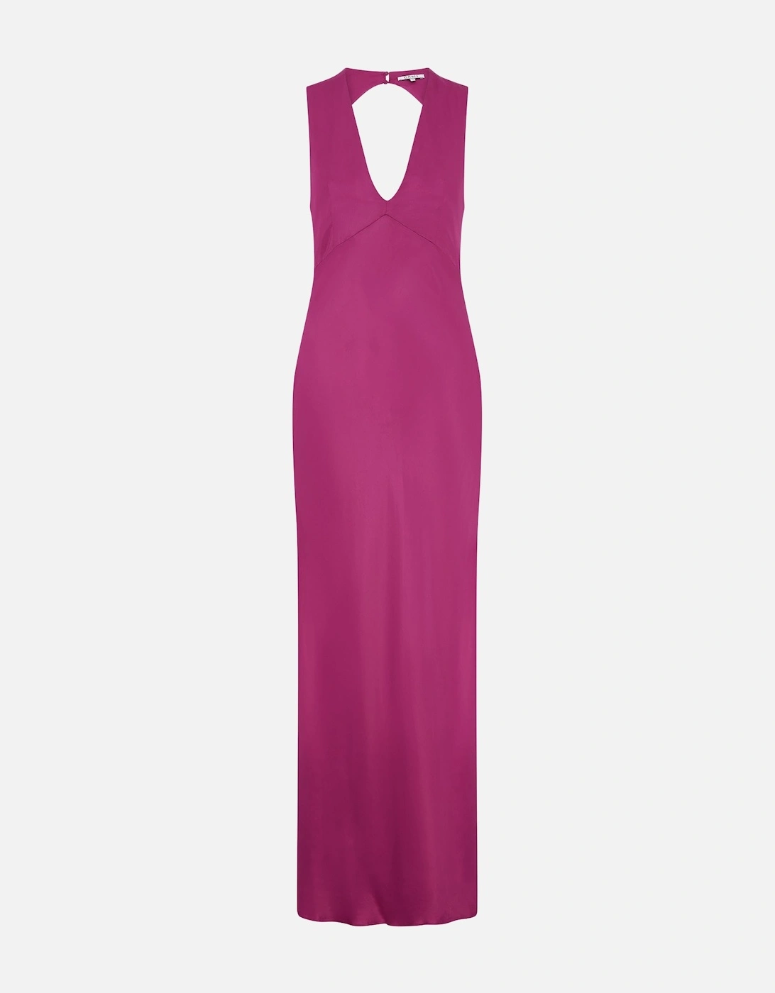 Nova Tie Back Dress in Magenta