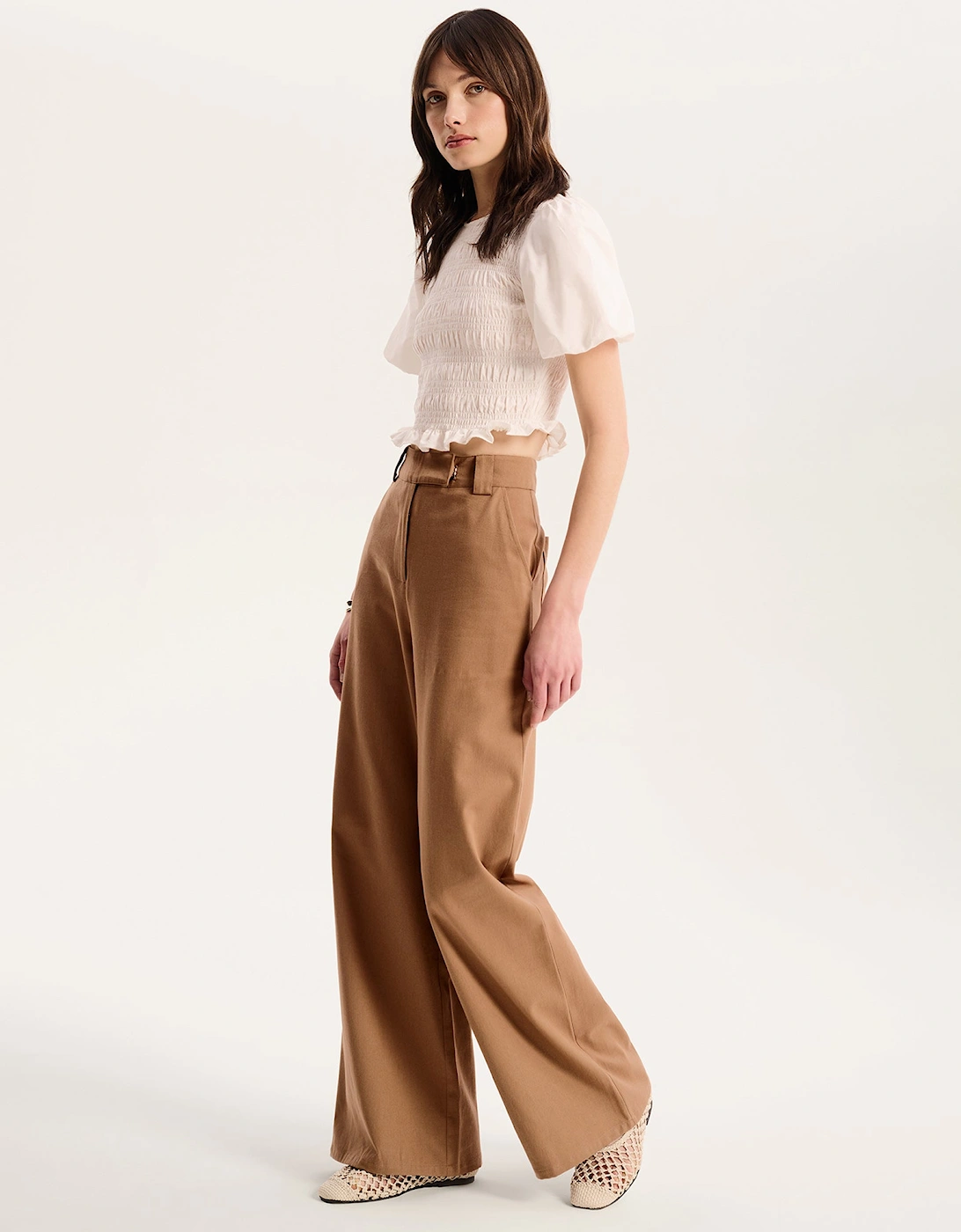 Clarice Trouser in Tan