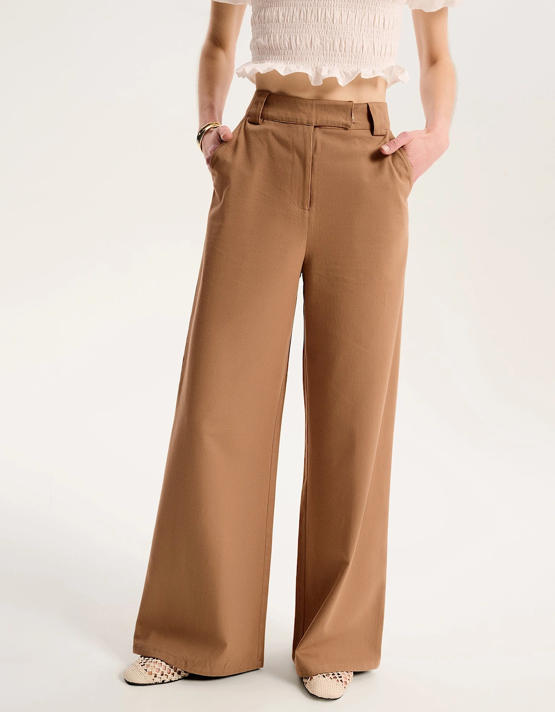 Clarice Trouser in Tan