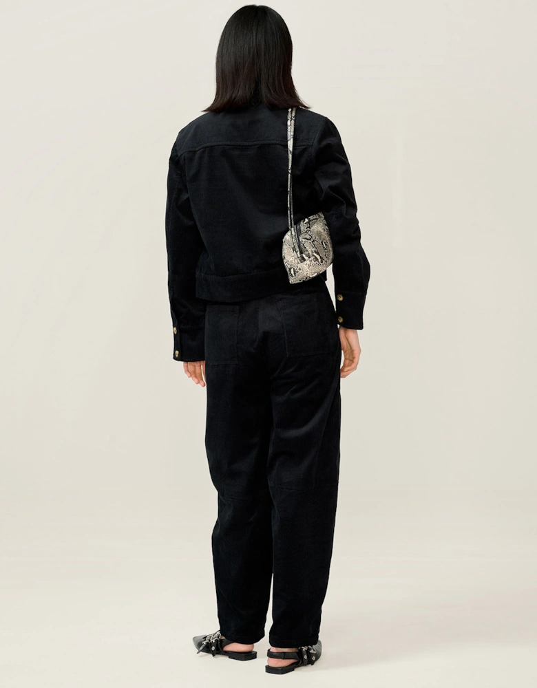 Millie Cord Jacket in Black